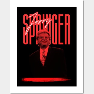 Jerry springer///original retro Posters and Art